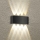 Brilagi - LED зовнішній настінний світильник FLAREBOX LED/8W/230V чорний IP65