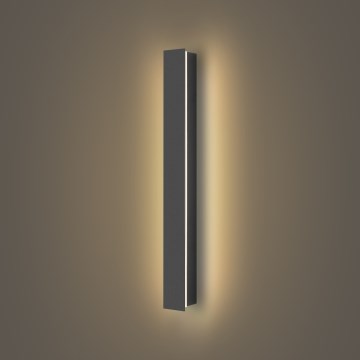 Brilagi - LED зовнішній настінний світильник LINEAR LED/12W/230V 3000K IP65 50 см антрацит