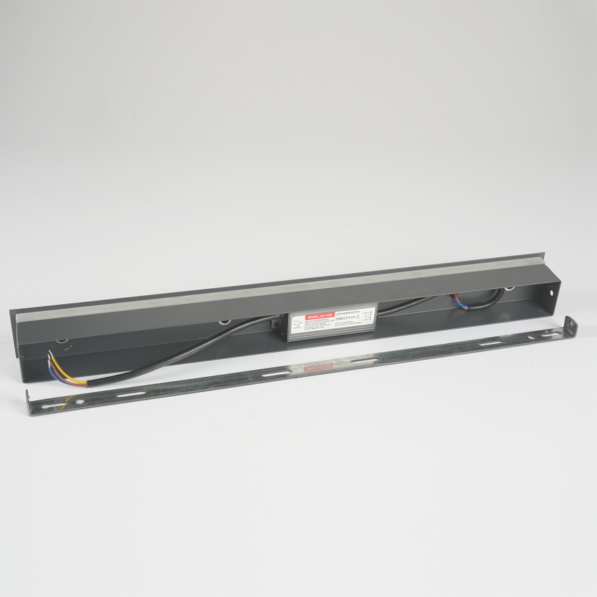 Brilagi - LED зовнішній настінний світильник LINEAR LED/12W/230V 3000K IP65 50 см антрацит