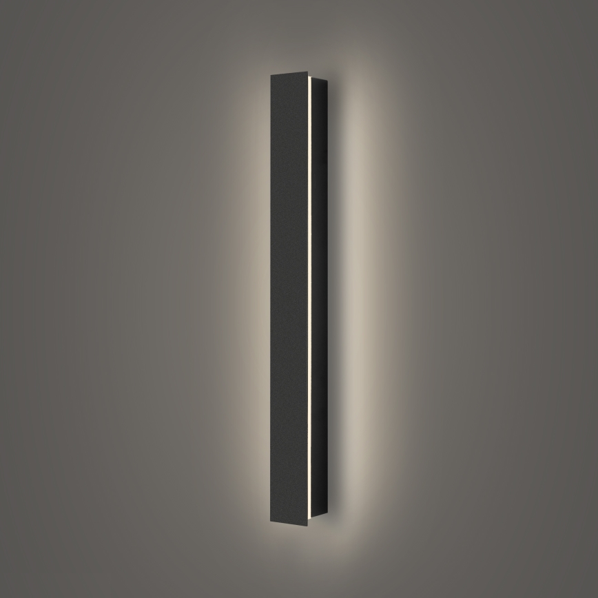 Brilagi - LED зовнішній настінний світильник LINEAR LED/12W/230V 4000K IP65 50 cm чорний CRI 90