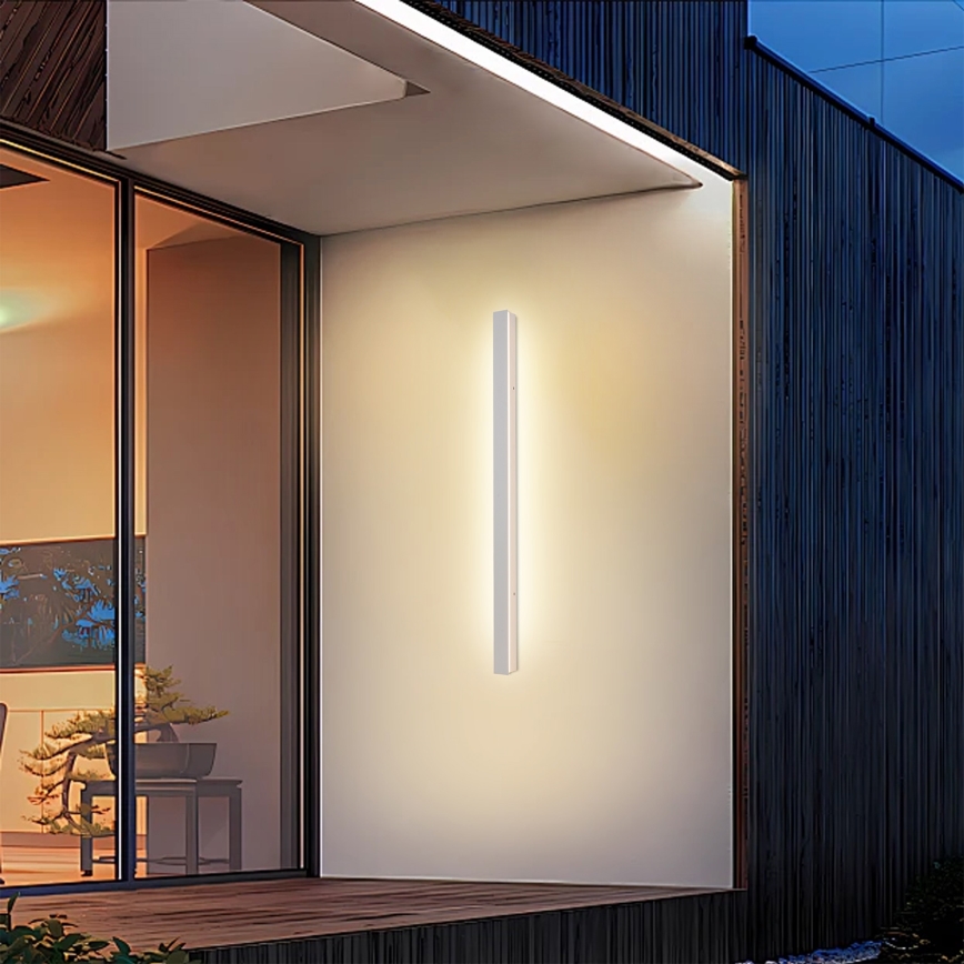 Brilagi - LED зовнішній настінний світильник LINEAR LED/22W/230V 3000K IP65 100 см білий CRI 90