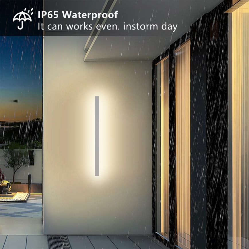 Brilagi - LED зовнішній настінний світильник LINEAR LED/22W/230V 3000K IP65 100 см білий CRI 90