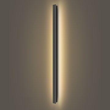 Brilagi - LED-зовнішній настінний світильник LINEAR LED/32 Вт/230 В 3000K IP65 140 см чорний