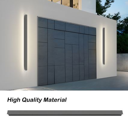 Brilagi - Зовнішній настінний світильник LINEAR LED/32 Вт/230 В 3000 К IP65 140 см антрацит