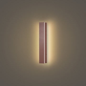 Brilagi - LED зовнішній настінний світильник LINEAR LED, 8 Вт, 230 В, 3000 К, IP65, 30 см, коричневий, CRI 90