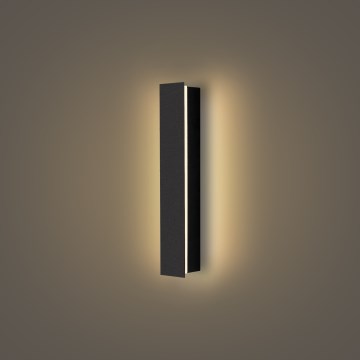 Brilagi - LED зовнішній настінний світильник LINEAR LED/8W/230V 3000K IP65 30 cm чорний