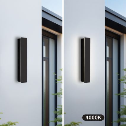 Brilagi - LED зовнішній настінний світильник LINEAR LED/8W/230V 4000K IP65 30 см чорний