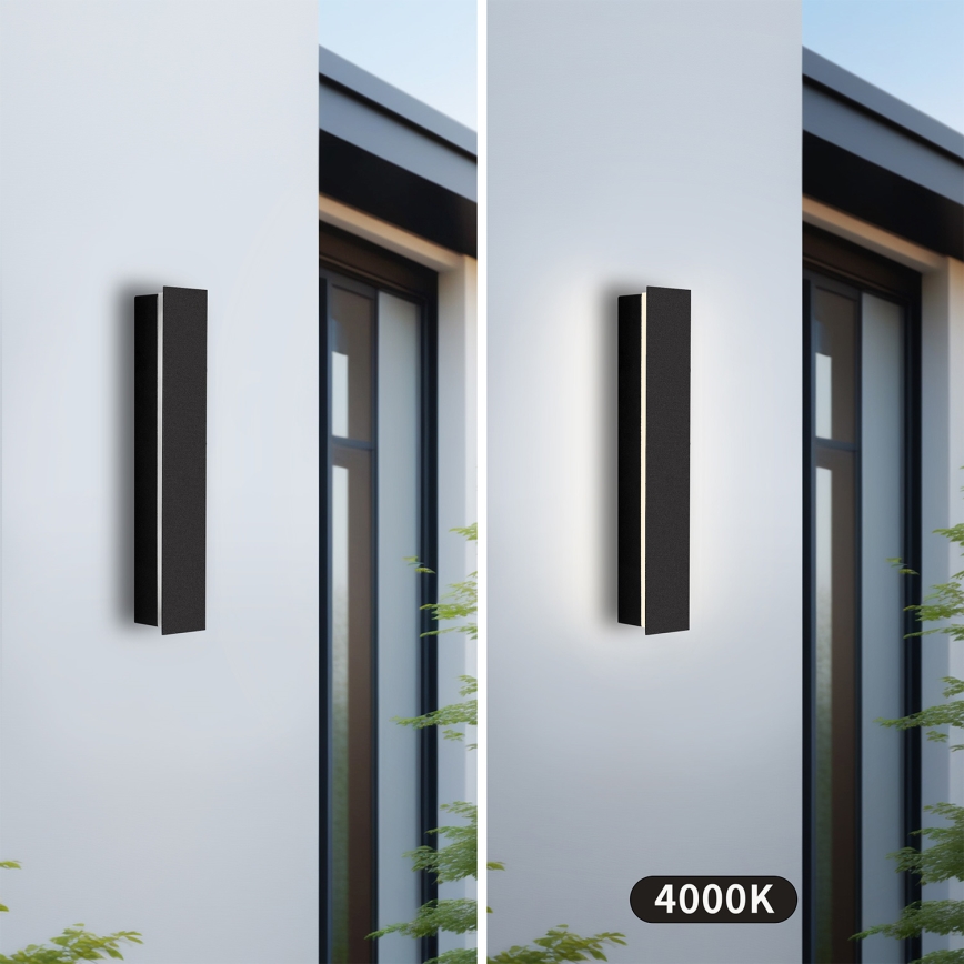 Brilagi - LED зовнішній настінний світильник LINEAR LED/8W/230V 4000K IP65 30 см чорний