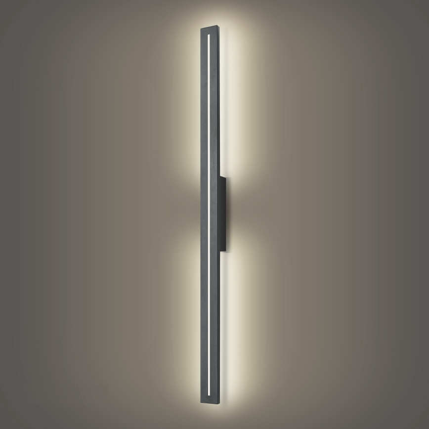 Brilagi - LED зовнішній настінний світильник LINEO LED/24W/230V 4000K IP65 100 см антрацит