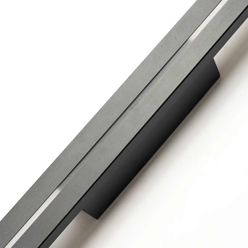 Brilagi - LED зовнішній настінний світильник LINEO LED/24W/230V 4000K IP65 100 cm чорний