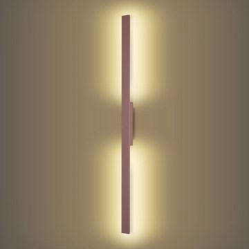 Brilagi - LED зовнішній настінний світильник LUNA LED/24W/230V 3000K IP65 100 см коричневий CRI 90