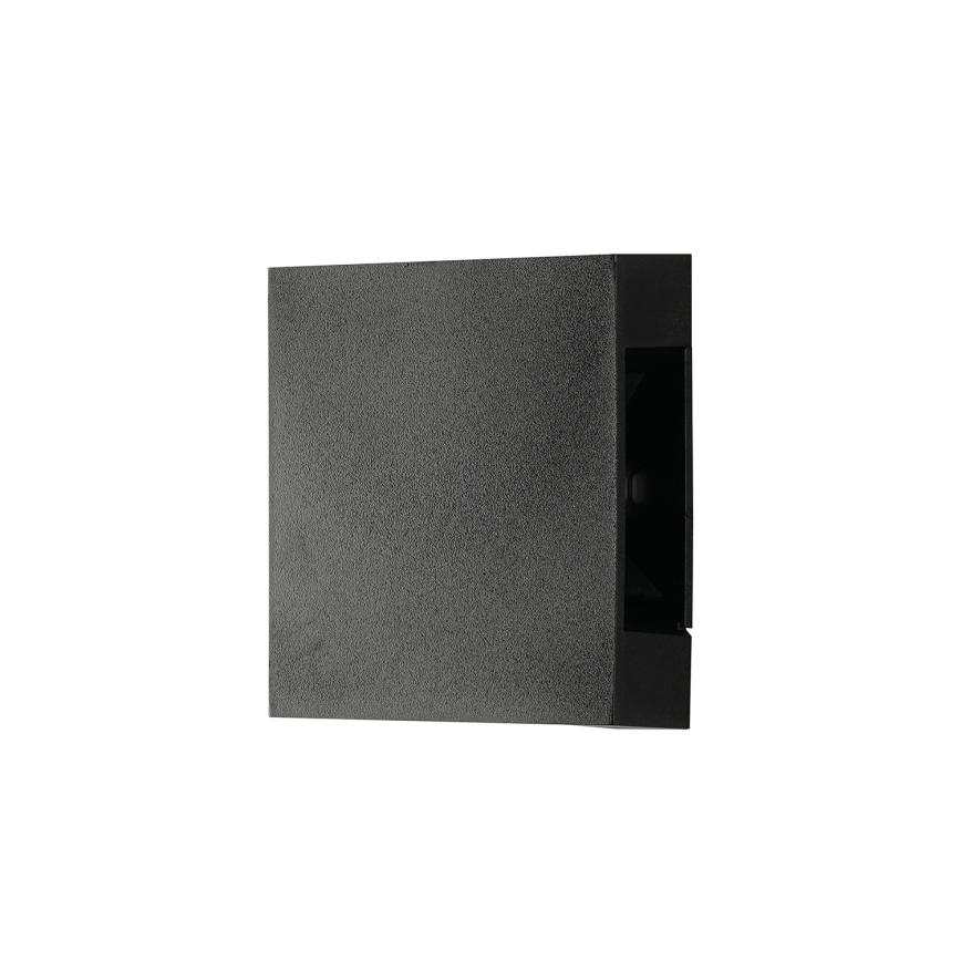 Brilagi - LED зовнішній настінний світильник QUADRAY LED/4W/230V чорний IP65