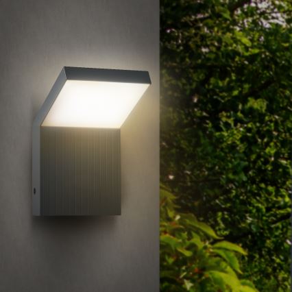 Brilagi - LED зовнішній настінний світильник RIANO LED/8Вт/230В антрацит IP65