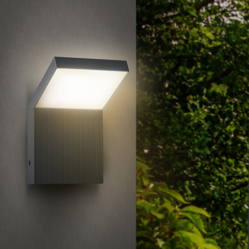 Brilagi - LED зовнішній настінний світильник RIANO LED/8Вт/230В антрацит IP65