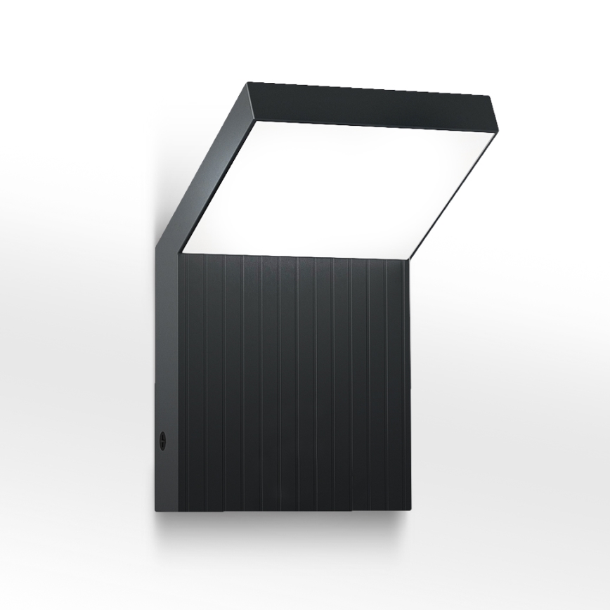 Brilagi - LED зовнішній настінний світильник RIANO LED/8Вт/230В антрацит IP65