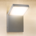 Brilagi - LED зовнішній настінний світильник RIANO LED/8W/230V сріблястий IP65