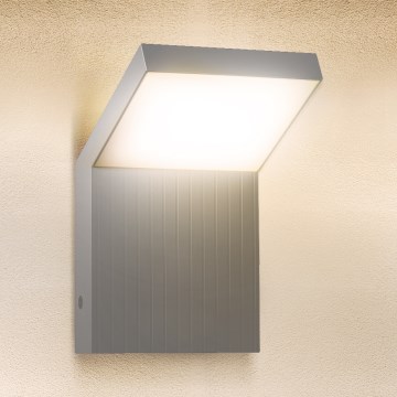 Brilagi - LED зовнішній настінний світильник RIANO LED/8W/230V сріблястий IP65
