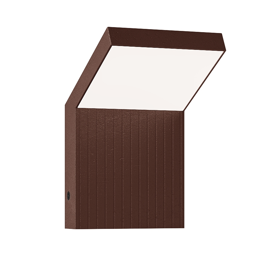 Brilagi - LED зовнішній настінний світильник RIANO LED/8W/230V коричневий IP65