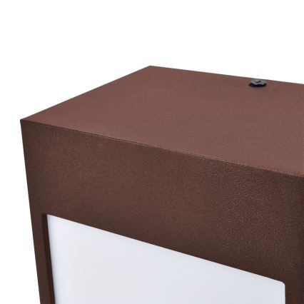 Brilagi - LED зовнішній настінний світильник TERNI LED/12W/230V коричневий IP44