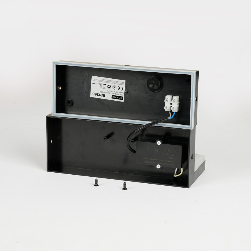 Brilagi - LED зовнішній настінний світильник TESSI LED/10W/230V чорний IP54