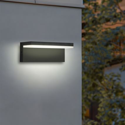 Brilagi - LED зовнішній настінний світильник TESSI LED/10W/230V чорний IP54