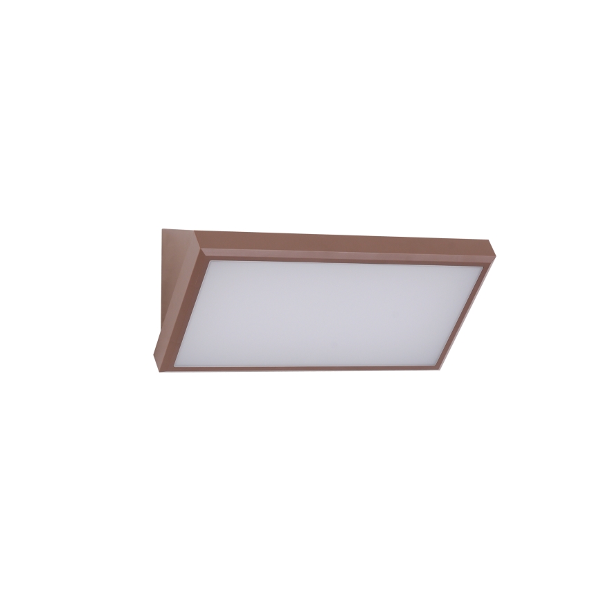 Brilagi - LED зовнішній настінний світильник із сенсором TRIANGLE LED/20W/230V коричневий IP65