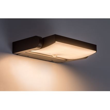 Brilagi - LED зовнішній настінний світильник з датчиком ANKLE LED/18W/230V 3000K IP65 антрацит