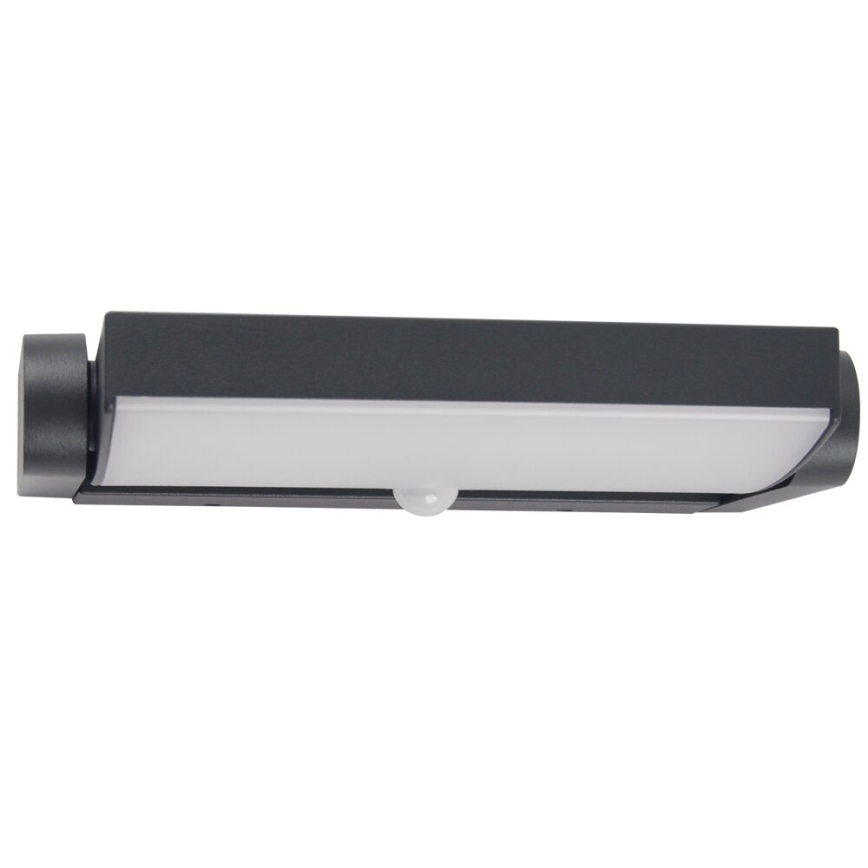 Brilagi - LED зовнішній настінний світильник з датчиком ANKLE LED/18W/230V 3000K IP65 антрацит