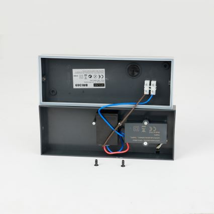 Brilagi - світлодіодний зовнішній настінний світильник з датчиком TESSI LED/10W/230V антрацит IP54