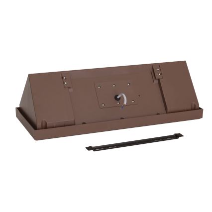 Brilagi - LED зовнішній настінний світильник з датчиком TRIANGLE LED/42W/230V коричневий IP65