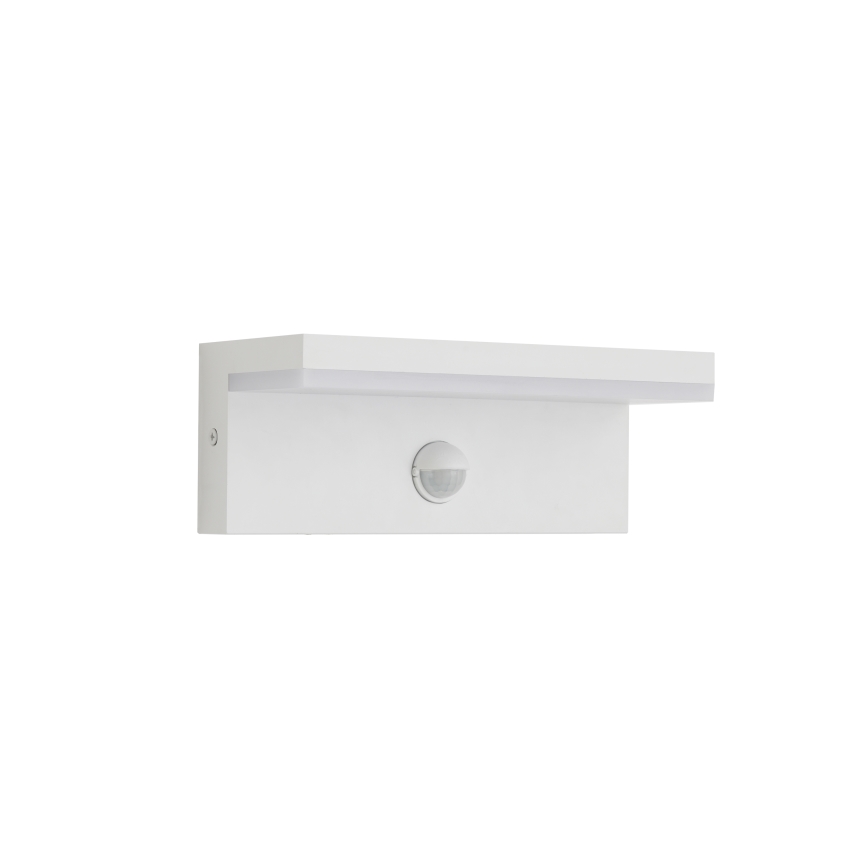 Brilagi - LED зовнішній настінний світильник із датчиком TESSI LED/10W/230V білий IP54