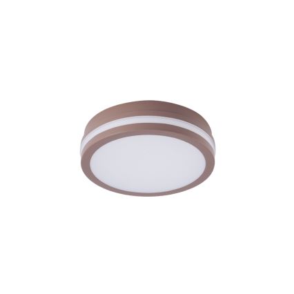 Brilagi - LED зовнішній стельовий світильник BENE LED/18W/230V, діаметр 21,5 см, коричневий, IP54