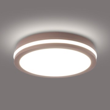 Brilagi - LED зовнішній стельовий світильник BENE LED/24W/230V, діаметром 26 см, коричневий, IP54