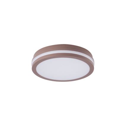 Brilagi - LED зовнішній стельовий світильник BENE LED/24W/230V, діаметром 26 см, коричневий, IP54