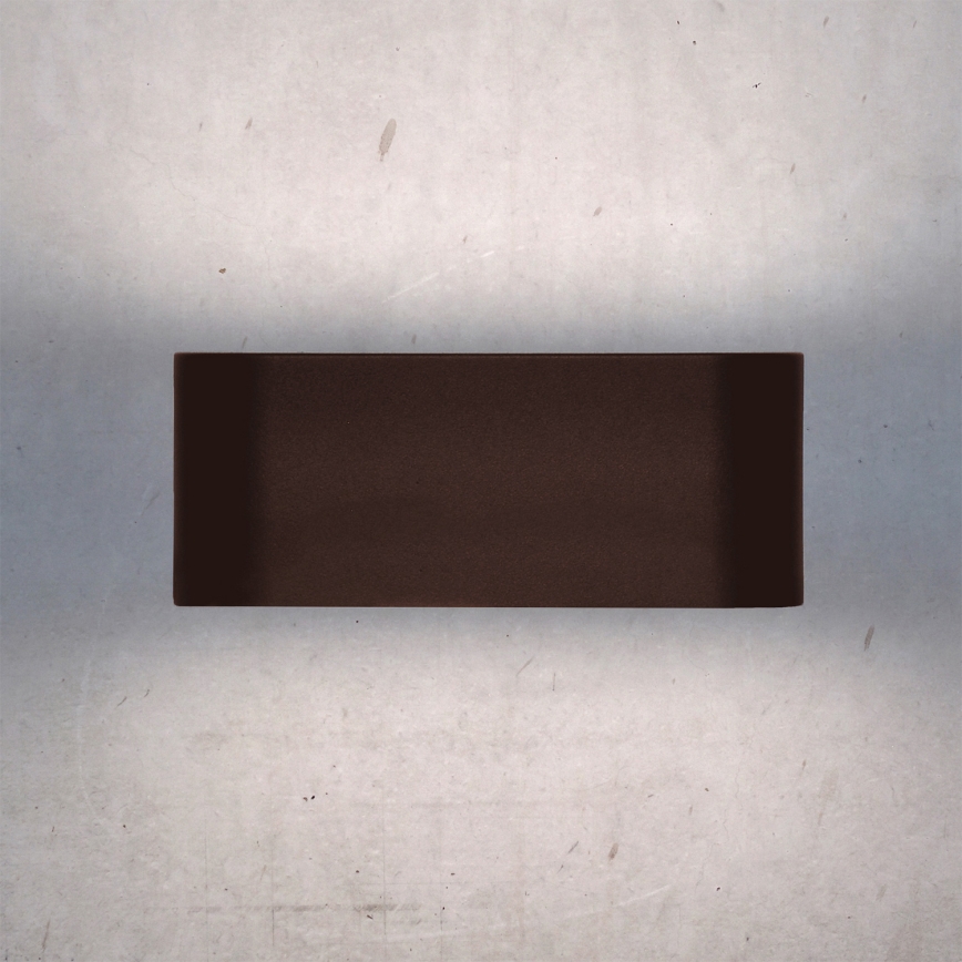 Брілаґі - ЛЕД зовнішній настінний світильник БАРІ ЛЕД/7 Вт/230 В 3000/4000/6000 К коричневий IP54