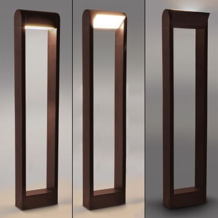 Brilagi - LED зовнішній світильник CROTONE LED/7 Вт/230 В коричневий IP54 80 см
