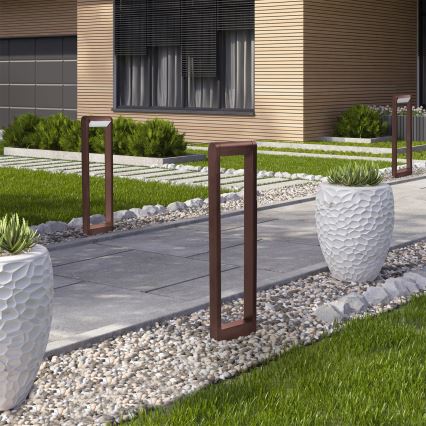 Brilagi - LED зовнішній світильник CROTONE LED/7 Вт/230 В коричневий IP54 80 см