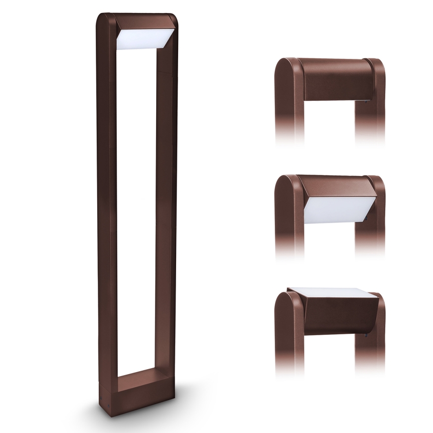 Brilagi - LED зовнішній світильник CROTONE LED/7 Вт/230 В коричневий IP54 80 см