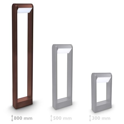 Brilagi - LED зовнішній світильник CROTONE LED/7 Вт/230 В коричневий IP54 80 см