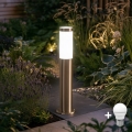 BRILAGI - LED зовнішній світильник ELIA 1xE27/7W/230V 4000K IP44 50 см матовий хром
