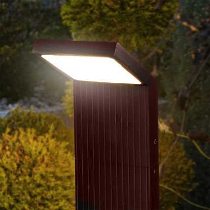 BRILAGI - LED зовнішній світильник RIANO LED/8W/230V коричневий IP65 80 см