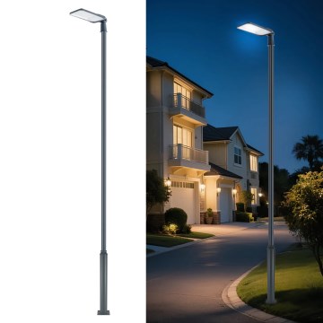 Brilagi - LED зовнішній вуличний світильник зі стовпом і шарніром 5 м URBANLIGHT LED/200W/230V антрацит IP65