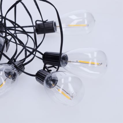 Brilagi - LED зовнішня гірлянда 10xLED/3xAA 3,2m IP44 тепле біле