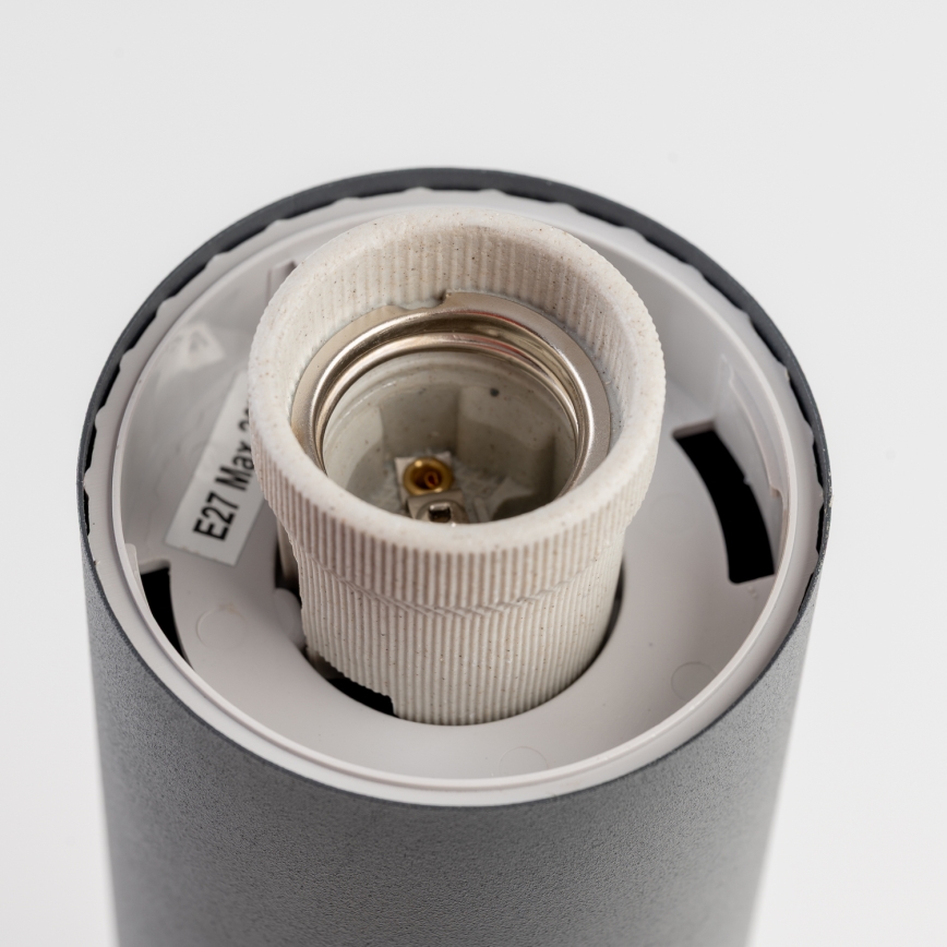 BRILAGI - LED димований зовнішній світильник з розеткою ELIA 1xE27/6W/230V 2700-6500K IP44 Wi-Fi 50 cm антрацит