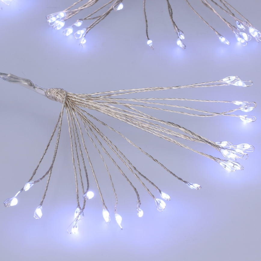 Brilagi - LED зовнішня різдвяна гірлянда 150xLED 5m IP44 холодний білий ефект феєрверку