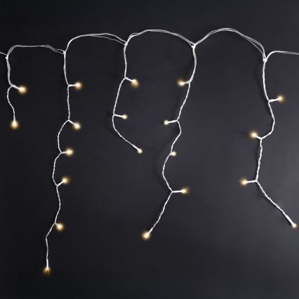 Brilagi - LED зовнішня різдвяна гірлянда 400 світлодіодів/8 режимів 23 м IP44 теплий білий