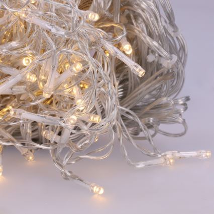 Brilagi - LED зовнішня різдвяна гірлянда 400 світлодіодів/8 режимів 23 м IP44 теплий білий