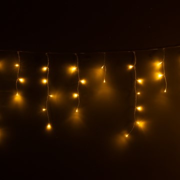Brilagi - LED зовнішня різдвяна завіска 400xLED/8 функцій 23m IP44 теплий білий