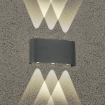 Brilagi - LED зовнішнє настінне світло FLAREBOX LED/6W/230V антрацит IP65