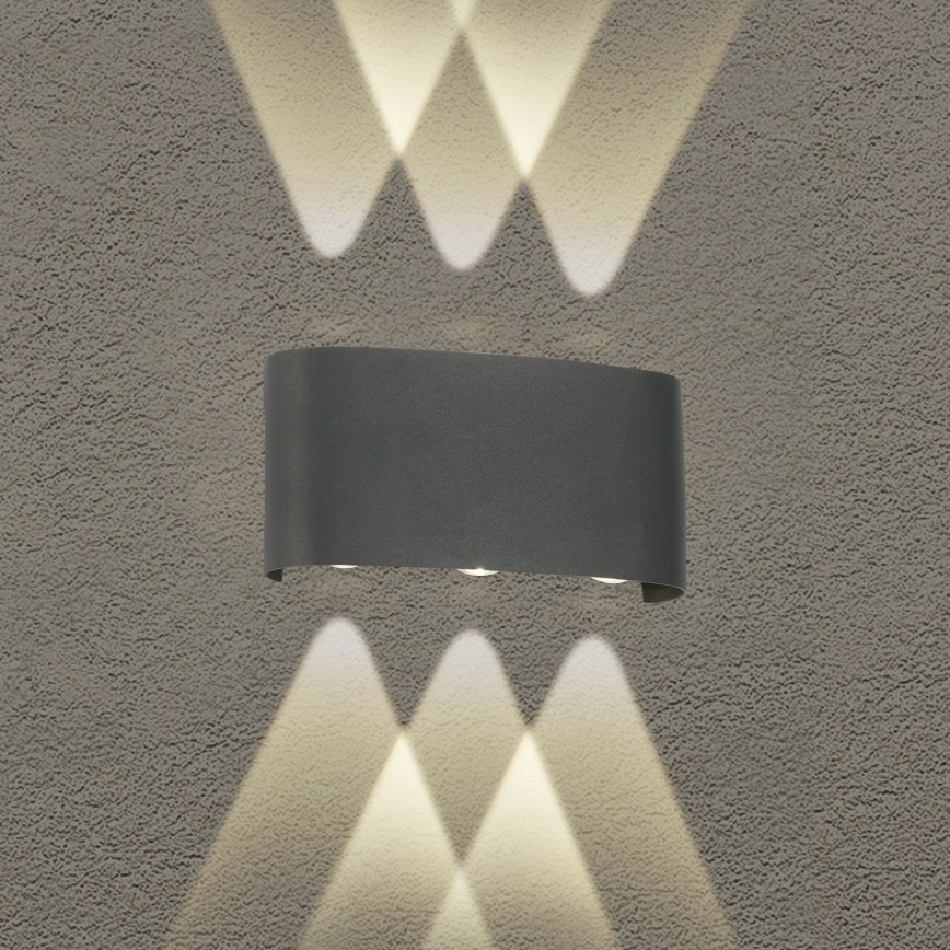 Brilagi - LED зовнішнє настінне світло FLAREBOX LED/6W/230V антрацит IP65